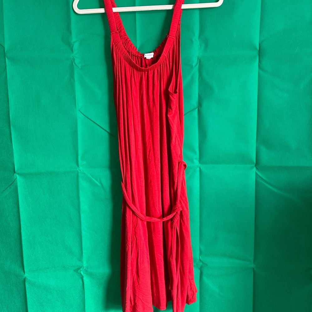 Carmen’s Casual Dress Series - Red Sleeveless Dress